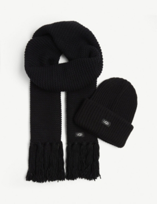 moncler hat and scarf set selfridges