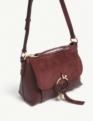 see by chloe burgundy bag