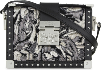 MCM - Mitte brocade leather cross-body bag | Selfridges.com