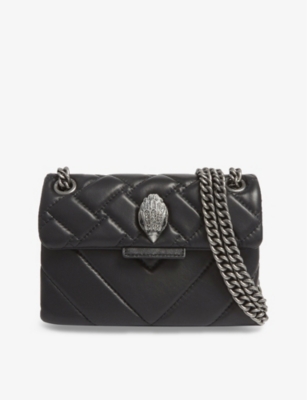 KURT GEIGER LONDON Mini Kensington leather shoulder bag