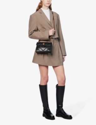 KURT GEIGER LONDON: Mini Kensington leather shoulder bag