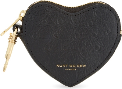 KURT GEIGER LONDON - Ostrich leather coin purse | Selfridges.com