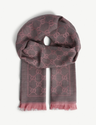 gucci scarf selfridges