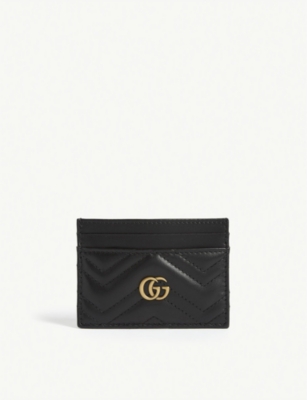 GUCCI: GG Marmont leather card holder
