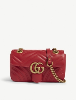 GUCCI - Marmont GG mini leather cross-body bag | www.paulmartinsmith.com