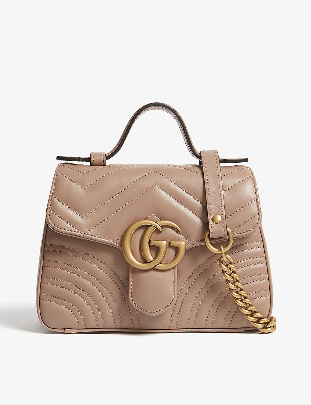 Gucci Leathers Marmont mini shoulder bag