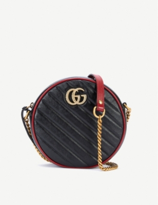 GUCCI GG Marmont mini leather shoulder bag Selfridges