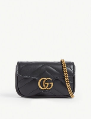 GUCCI GG Marmont mini leather shoulder bag Selfridges