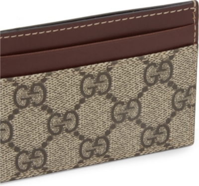 GUCCI GG SUPREME CARD HOLDER