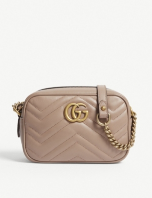 GUCCI - Marmont leather cross-body bag | 0