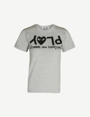comme de garcon grey t shirt