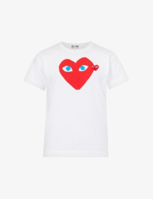 Comme Des Garcons Play Womens Tops Selfridges