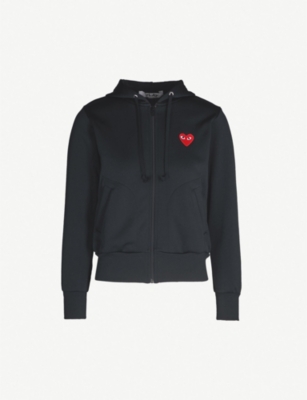 Comme des garcons 2024 zip up hoodie holder