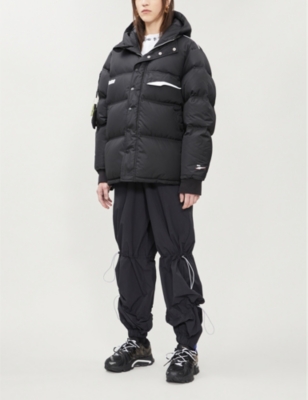 puma x ader error long puffer jacket