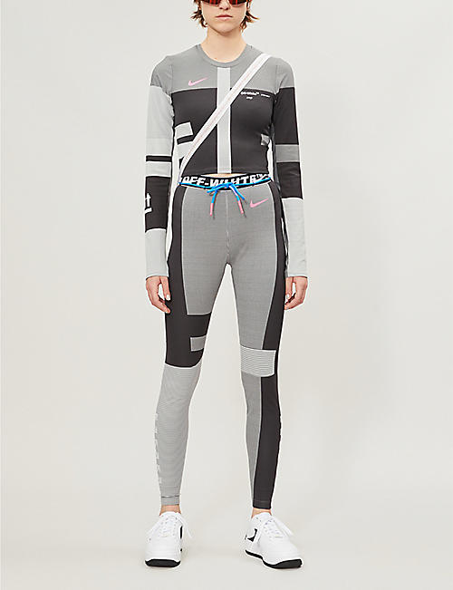 off white x nike leggings set off white x nike leggings set