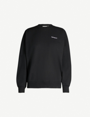 CARHARTT WIP Oversized logo-embroidered jersey sweatshirt
