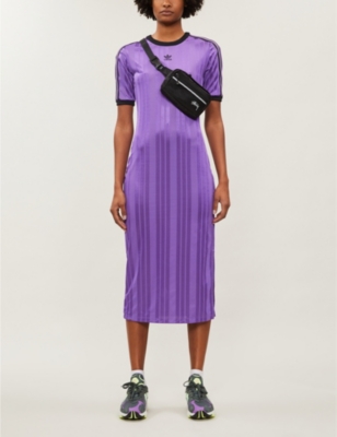 lavender jersey dress