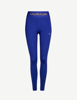 calvin klein blue leggings