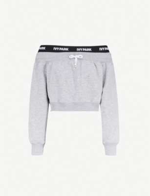 ivy park off shoulder sweatshirt