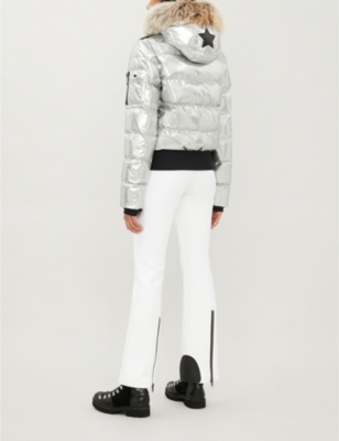 GOLDBERGH Aura metallic shell-down ski jacket