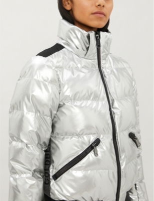 GOLDBERGH Aura metallic shell-down ski jacket
