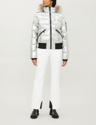 GOLDBERGH Aura metallic shell-down ski jacket