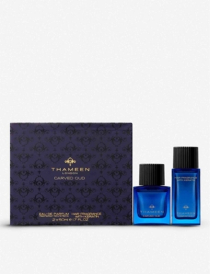 Shop Thameen Carved Oud Gift Set 2x50ml