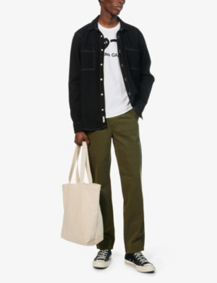 COMME DES GARCONS PLAY: Logo-print cotton-jersey T-shirt