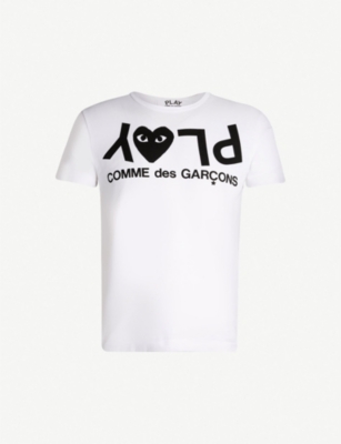 comme des garcon heart shirt
