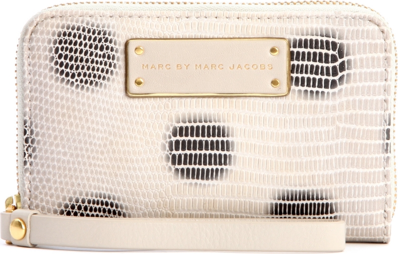 MARC BY MARC JACOBS Embossed Lizzie Dots Wingman wallet