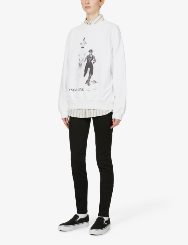 Illusion luxe skinny high-rise jeans