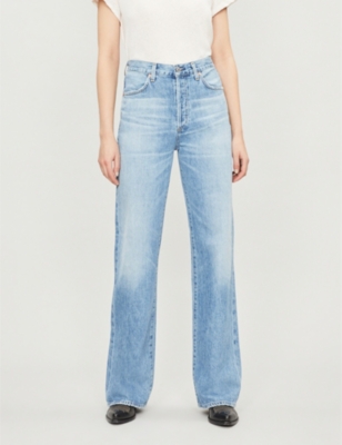 Citizens Of Humanity Annina Wide Leg High Rise Jeans In Tularose Modesens