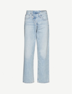 AGOLDE Criss Cross straight mid rise jeans