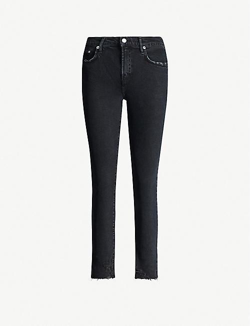 AGOLDE: Toni straight mid-rise jeans