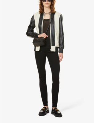 Paige Margot High-rise Crop Ultra Skinny Jeans In Black