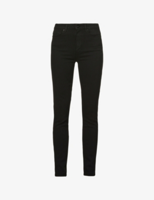 Shop Paige Womens Black Womens Black Shadow Margot Ultra-skinny High-rise Jeans