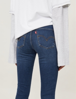 levi's mile high super skinny jeans breakthrough blue