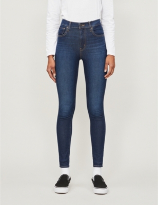 levi's mile high super skinny jeans white