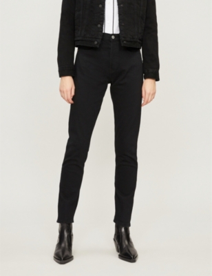 levi's 501 stretch skinny jeans black heart