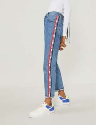 levi's 501 crop spectator sport