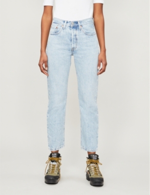 LEVIS - 501 cropped straight high-rise 