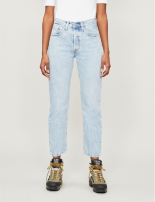 levi's 501 crop montgomery baked