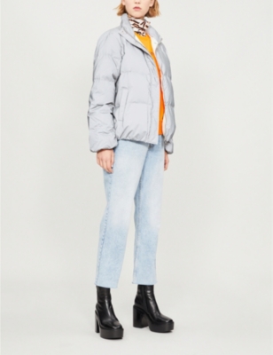 calvin klein jeans reflective jacket