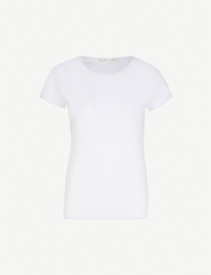 RAG & BONE: Round neck cotton-jersey T-shirt