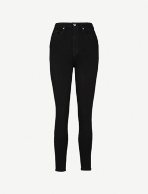 good american waxed jeans