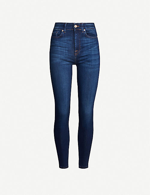 7 FOR ALL MANKIND: Aubrey skinny high-rise jeans