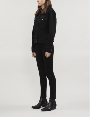 RE/DONE Straight cropped high-rise jeans