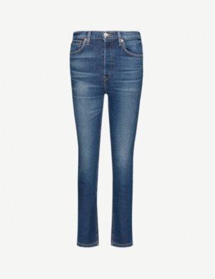 RE/DONE RD JNS HIGH RISE ANKLE CROP