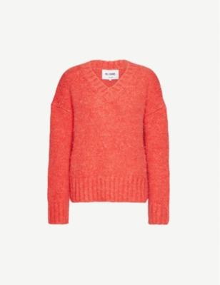 RE/DONE V-neck knitted jumper