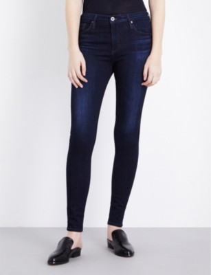 AG - The Farrah skinny high-rise jeans | Selfridges.com
